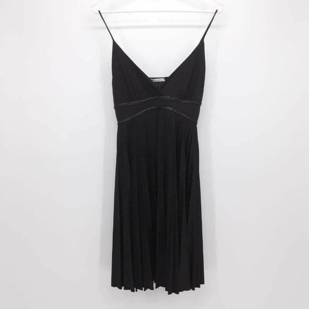 Pacificplex Womens A Line Dress Black Stretch Surp